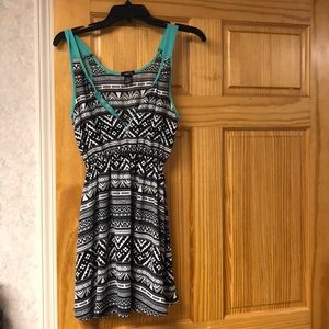 Aztec print dress